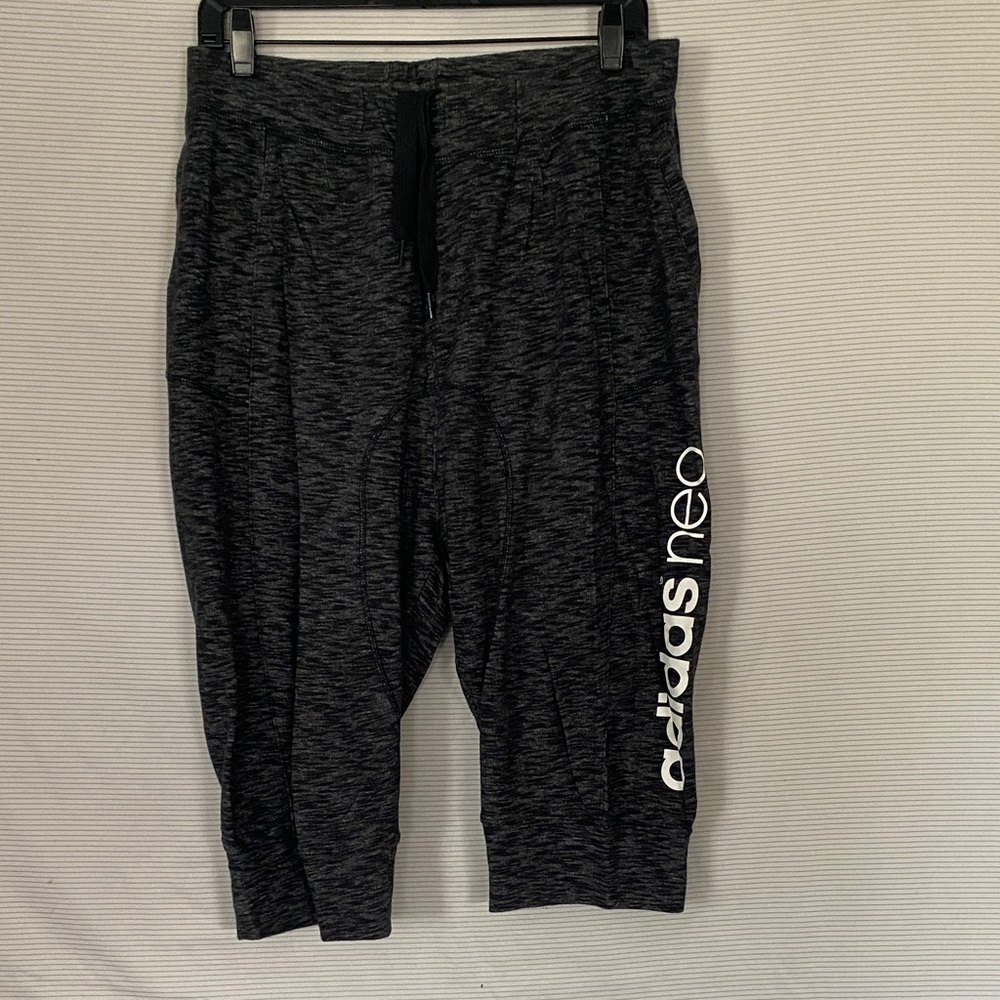 adidas Neo Charcoal Heather Jogger Sweatpants